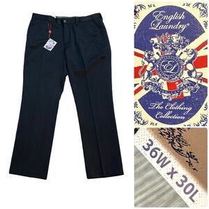 NWT English Laundry Finchley Men's Twighlight (Very Dark Navy) Dress Pants